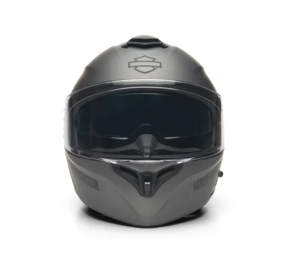 Outrush R Modular Bluetooth Helmet – Matte Silver – Mikes Harley Garage